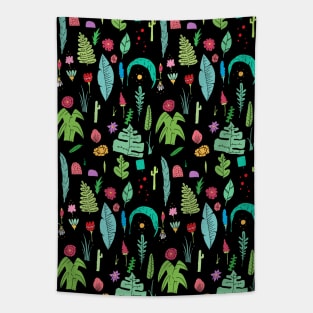 Summer nature leaves Tapestry