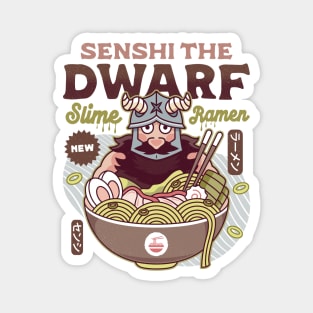 Dwarf Chef Slime Ramen Magnet