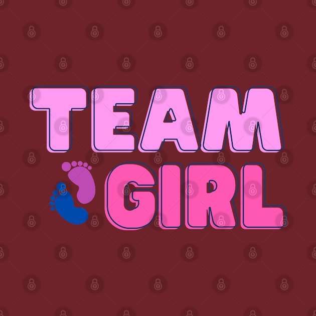 Team Girl, Baby Gender Reveal Party by LePetitShadow