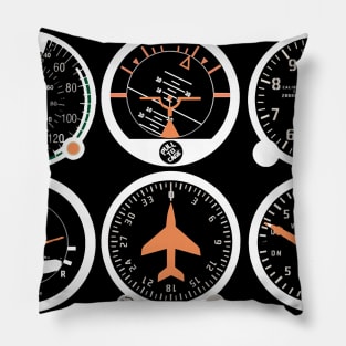 Basic Six Flight Instruments Pillow