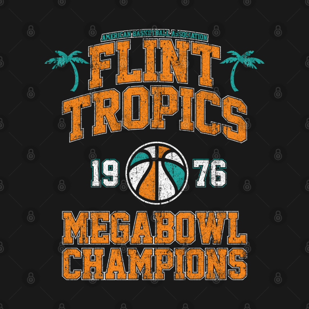 Discover Flint Tropics Megabowl Champions - Jackie Moon - T-Shirt
