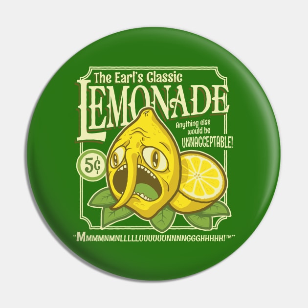 The Earl's Classic Lemonade Pin by chocopants