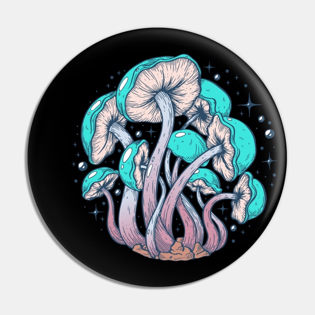 Cottagecore Mushroom - Goblincore Pin by reedae