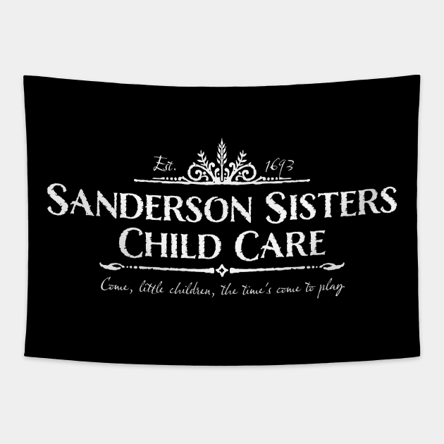 Sanderson Sisters Child Care Tapestry by OffBookDesigns