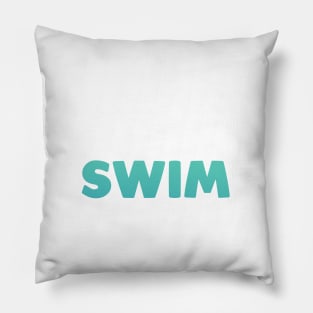 Eat Sleep Swim Repeat Pillow