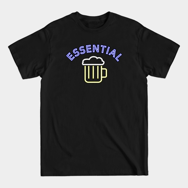 Discover Essential Neon - Beer - Funny - T-Shirt