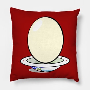 Lucky White Egg Wannabe Pillow
