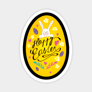 happy eastern egg Magnet