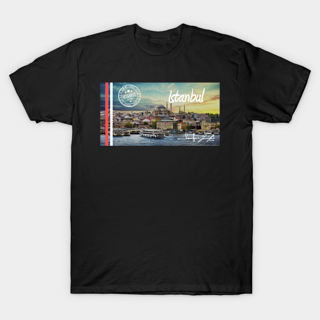 Discover Istanbul city - Istanbul City - T-Shirt