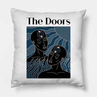 The Dark Sun Of The Doors Pillow