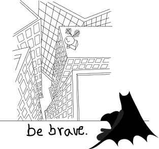 Be brave Magnet