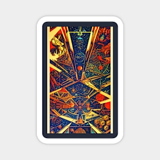 Abstract DMT Visuals Magnet