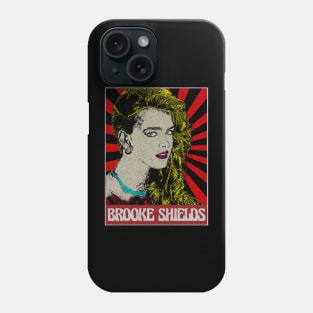 Brooke Shields 1980s Pop Art Fan Art Phone Case