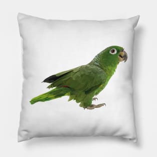 blue-crowned parrot Pillow