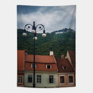 The old town of Brasov Tapestry