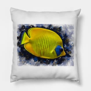 Masked Butterflyfish Pillow