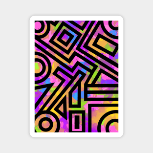 Retro Graffiti Magnet