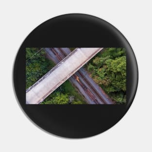 Above the Train Pin