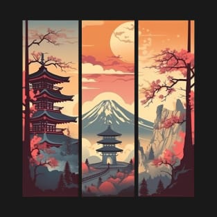 Japanese art in three pieces T-Shirt