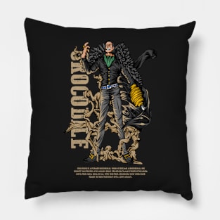 Crocodile Vector Art Pillow