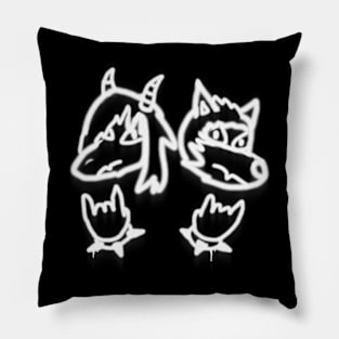 Negative Vandalism Pillow