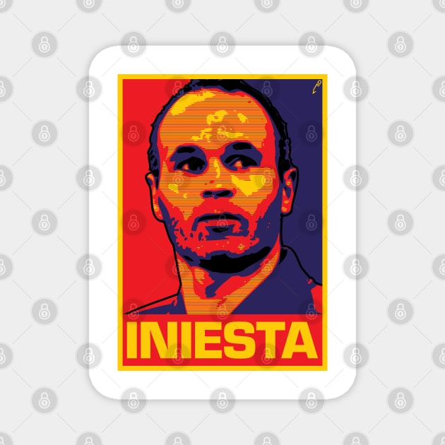 Iniesta - SPAIN Magnet by DAFTFISH