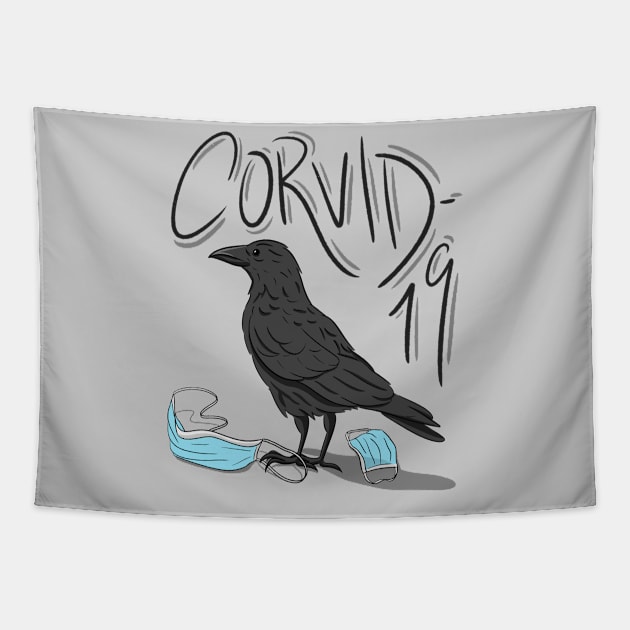 CORVID-19 Tapestry by SleepyInPsych