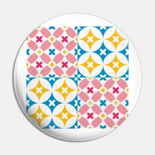 High Fashion Colorful Pattern Pin