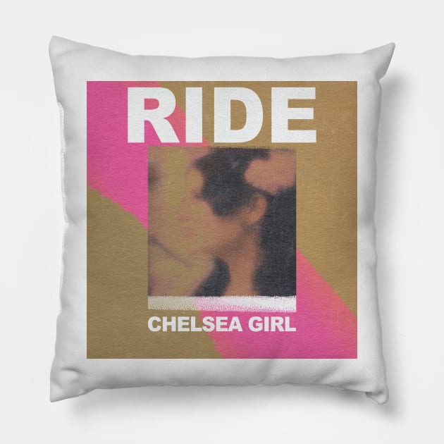 RIDE ……… Original Fan Artwork Pillow by unknown_pleasures