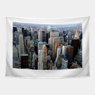 Skyscrapers, Manhattan, New York, USA (E780/1455) Tapestry