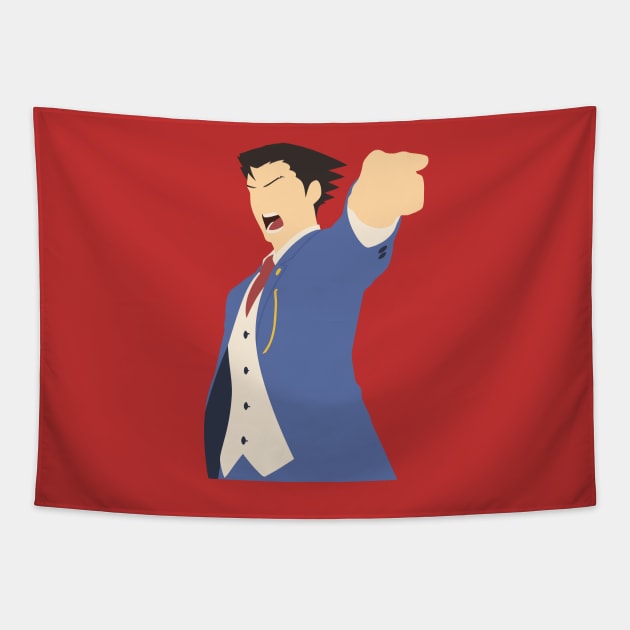 Ace Attorney - Pheonix Wright Tapestry by billistore