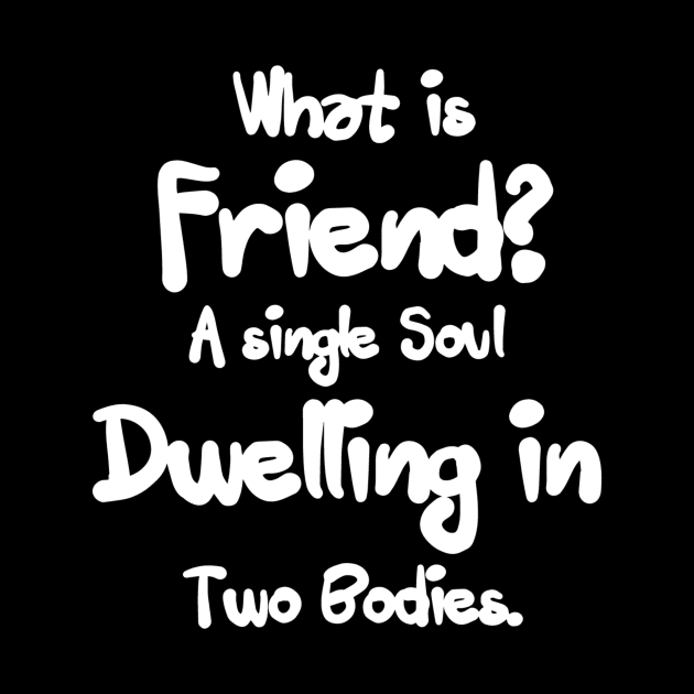 what is friends a single soul dwelling in two boodies by ERRAMSHOP