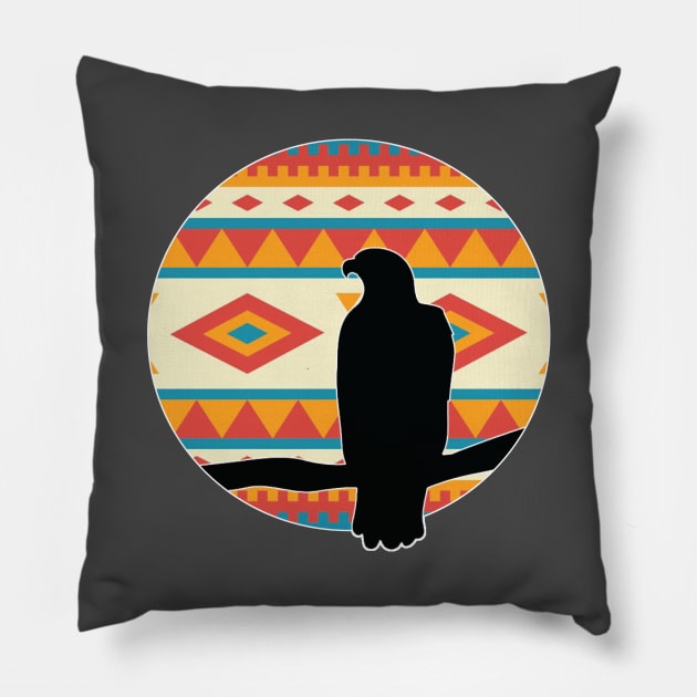 Sitting Eagle - 2 Pillow by Brightfeather