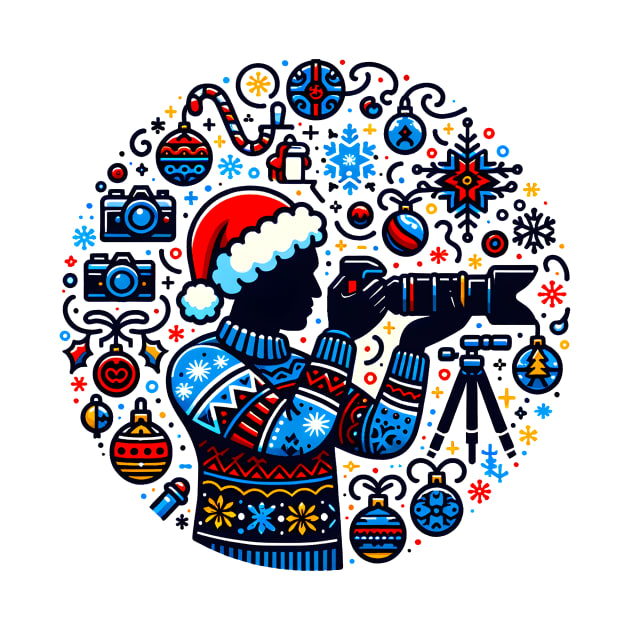 Disover Photographer in Christmas - Photographer Christmas - T-Shirt