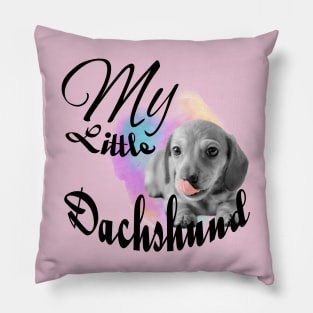 My Little Dachshund Pillow