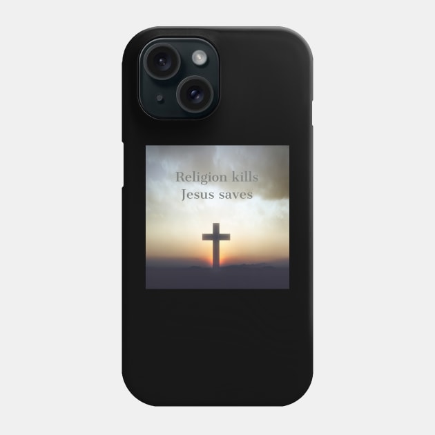 Jesus Saves Phone Case by Ekklesia Warriors