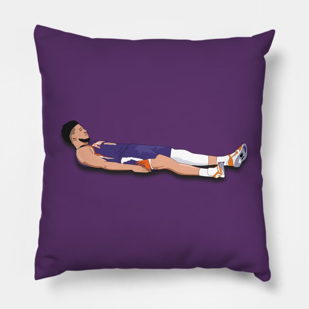 Devin Booker Phoenix Suns Pillow by xavierjfong