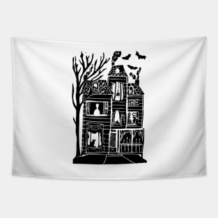 Haunted House Tapestry