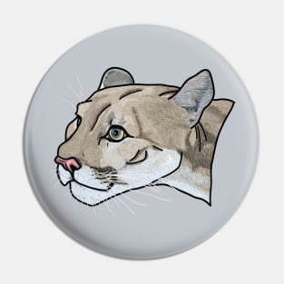 Onça parda, moutain lion, cougar Pin