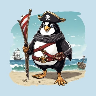 King of the Penguin Pirates T-Shirt