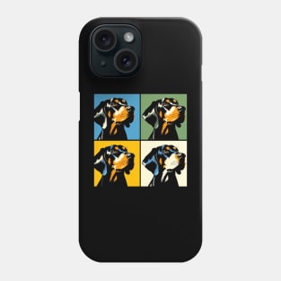 Black and Tan Coonhound Pop Art - Dog Lovers Phone Case