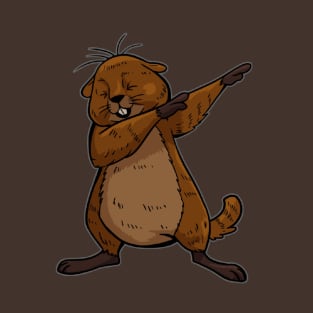 Groundhog Dabbing Dance In The Underground T-Shirt