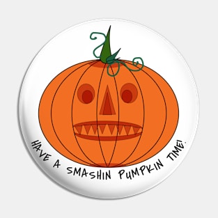 Pumpkin Smash Pin