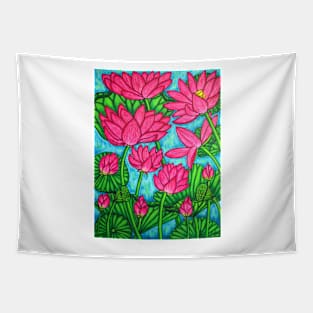 Lotus Bliss Tapestry