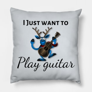 Happy Deer plays Guitar Pillow