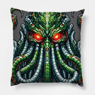 Biomech Cthulhu Overlord S01 D47 Pillow