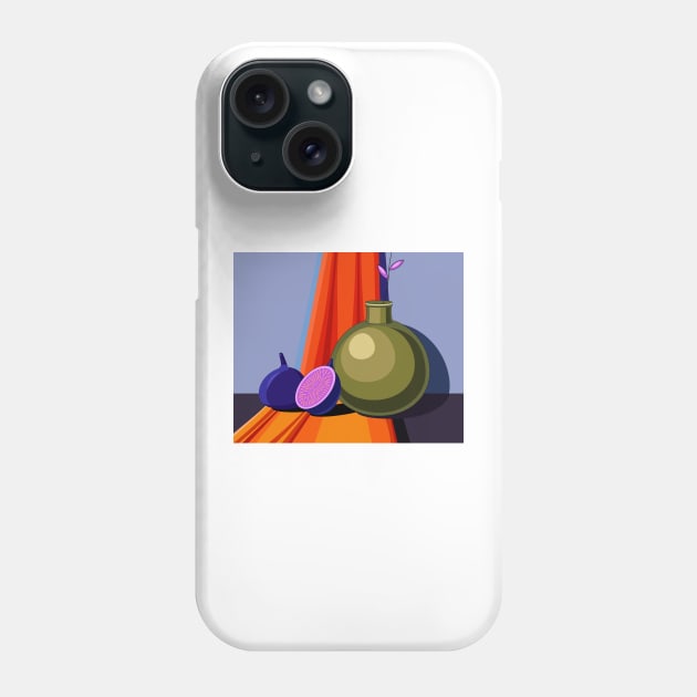 Bright still life with figs Phone Case by Gerchek