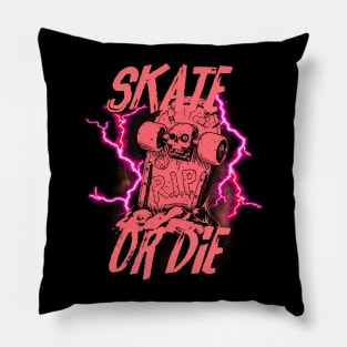 Skate or die - Red Pillow