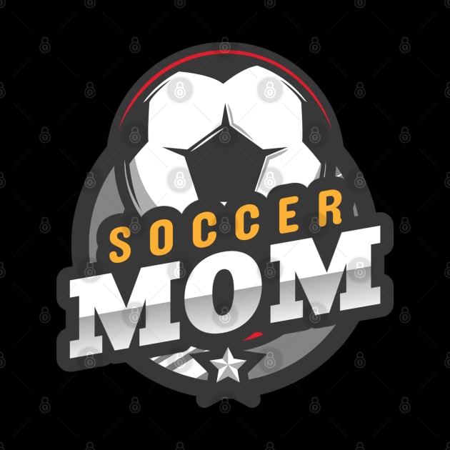 Soccer Mom Soccer Sports Family Design by Bunchatees