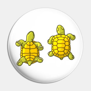 Tortoise Illustration - Sulcata Tortoise Pin